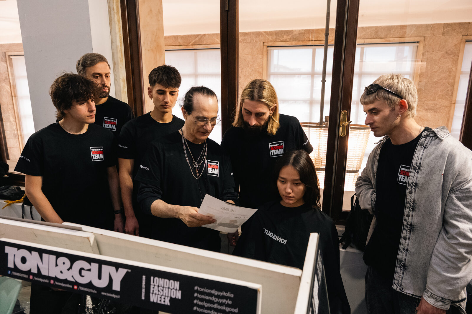 Hed Mayner — Pitti Uomo 109, backstage TONI&GUY