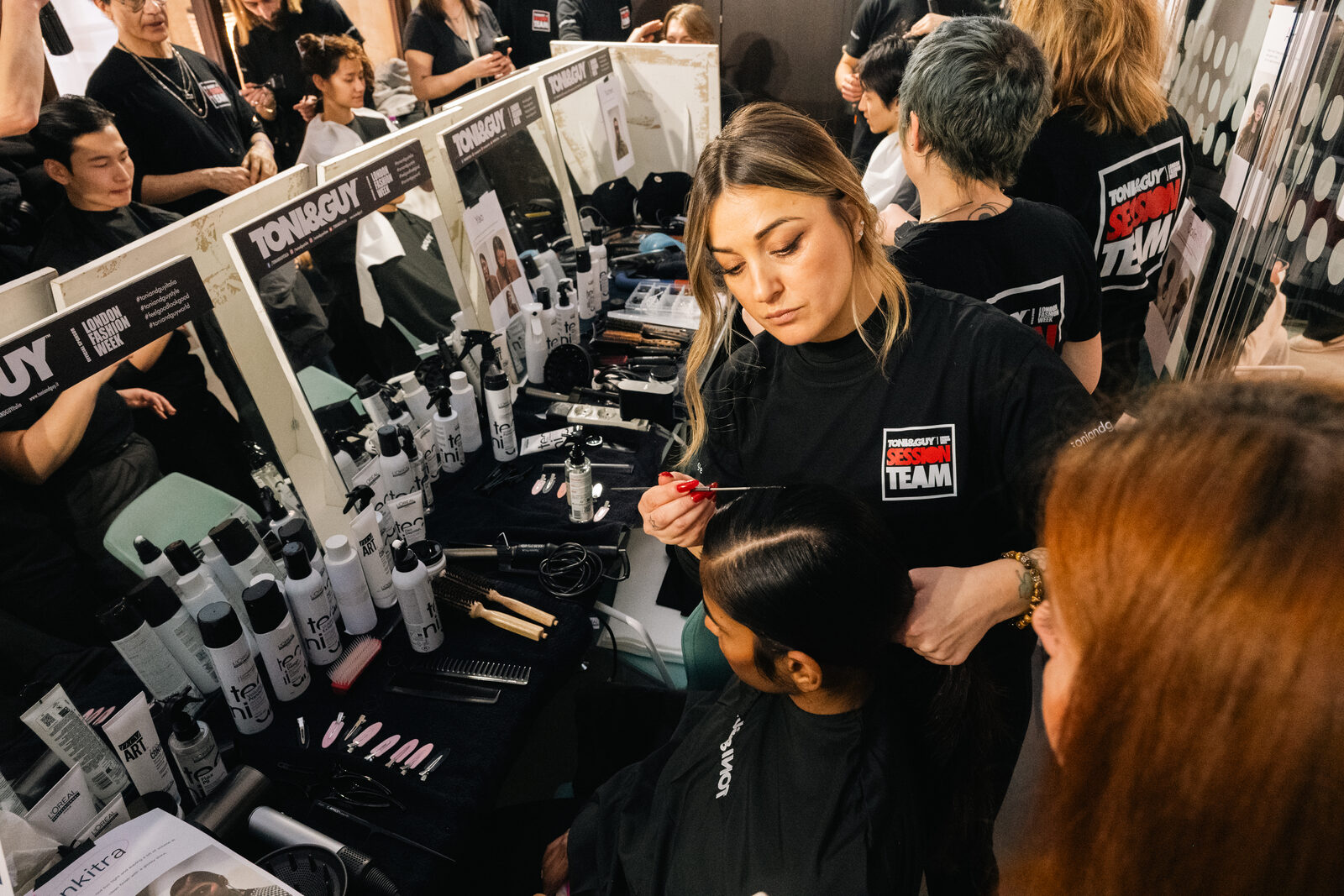 Hed Mayner — Pitti Uomo 109, backstage TONI&GUY