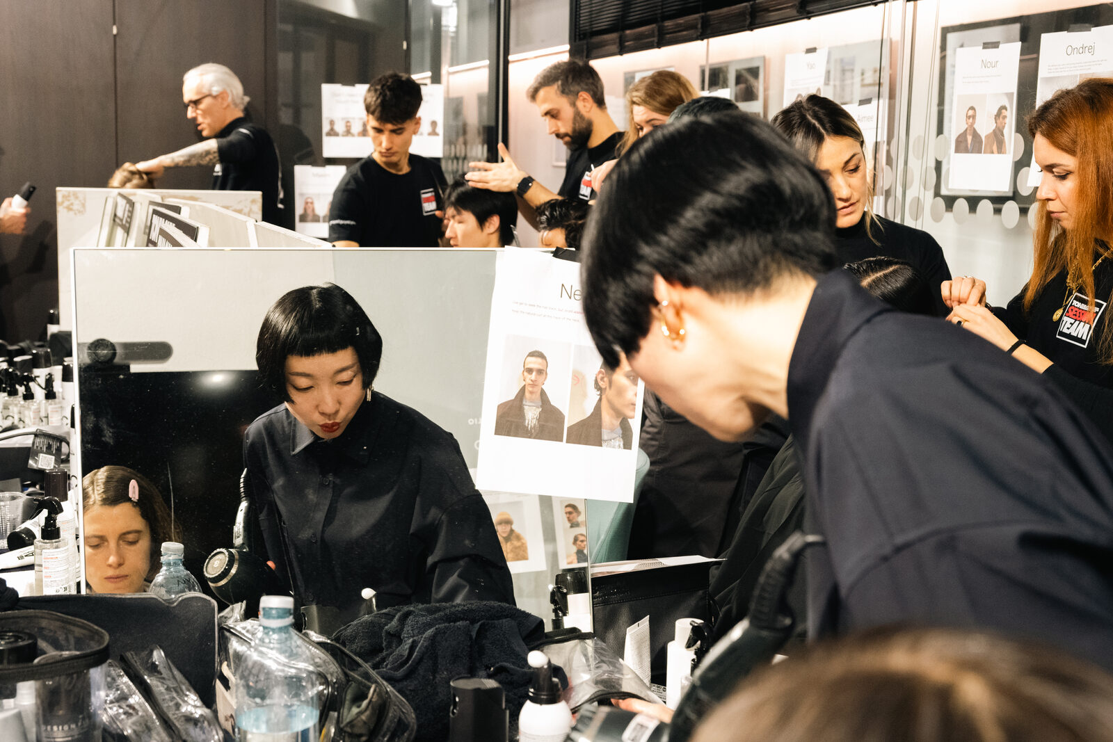 Hed Mayner — Pitti Uomo 109, backstage TONI&GUY
