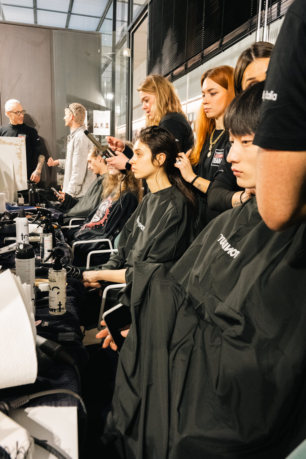Hed Mayner — Pitti Uomo 109, backstage TONI&GUY